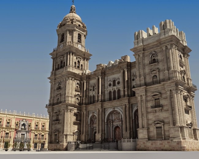 la cathédrale de Malaga, une semaine en andalousie