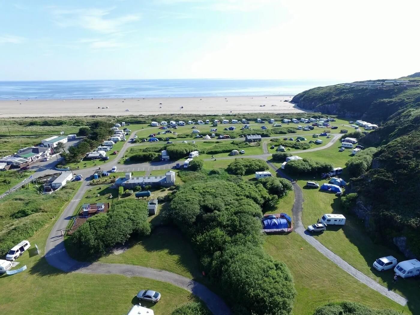 camping en bord de plage &agrave; black rock en &eacute;cosse