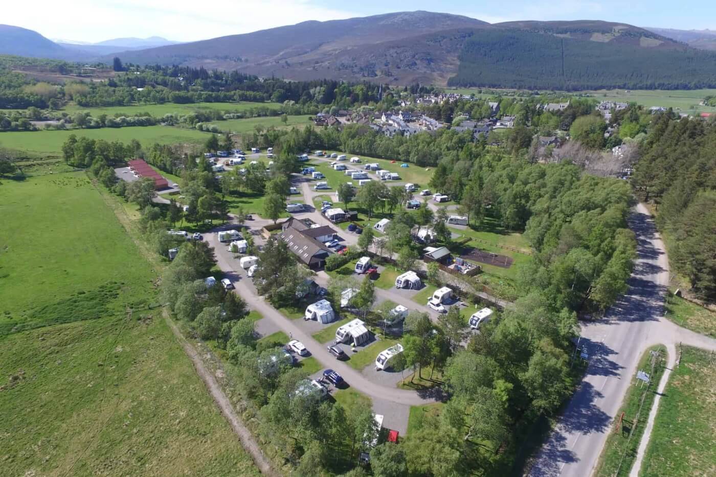 camping arbor&eacute; &agrave; braemar dans les highlands
